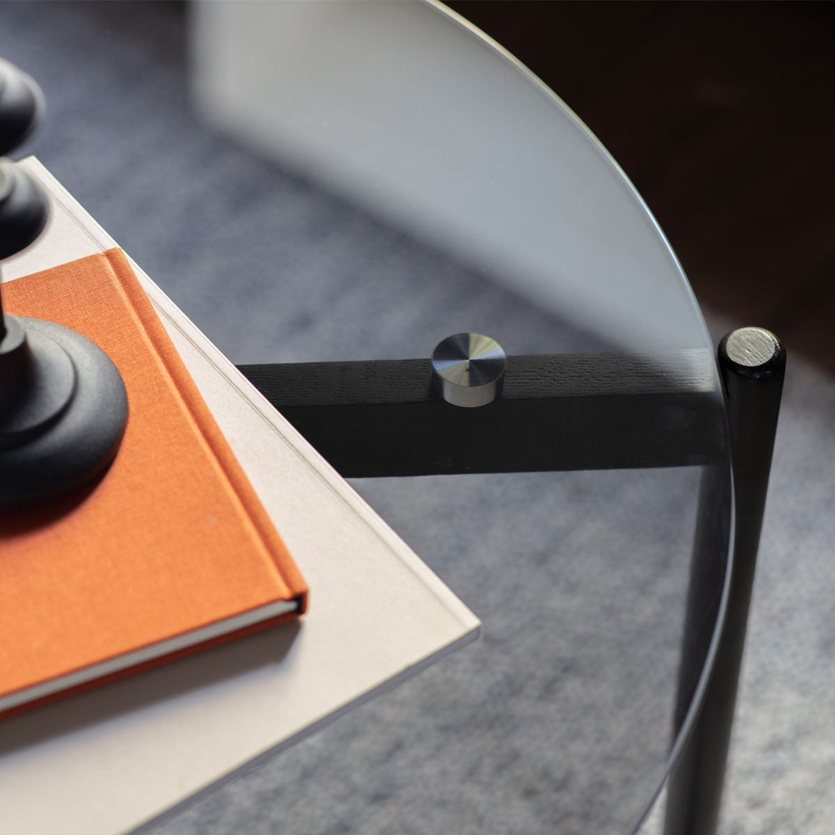 Gallery Direct Moran Coffee Table Black 700x700x400mm