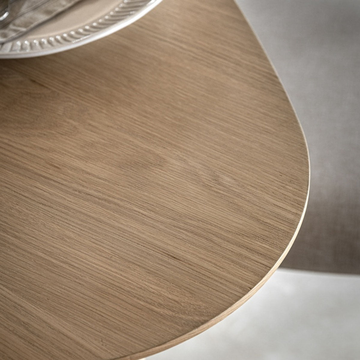 Gallery Direct Hatfield Dining Table Natural 800x900x750mm