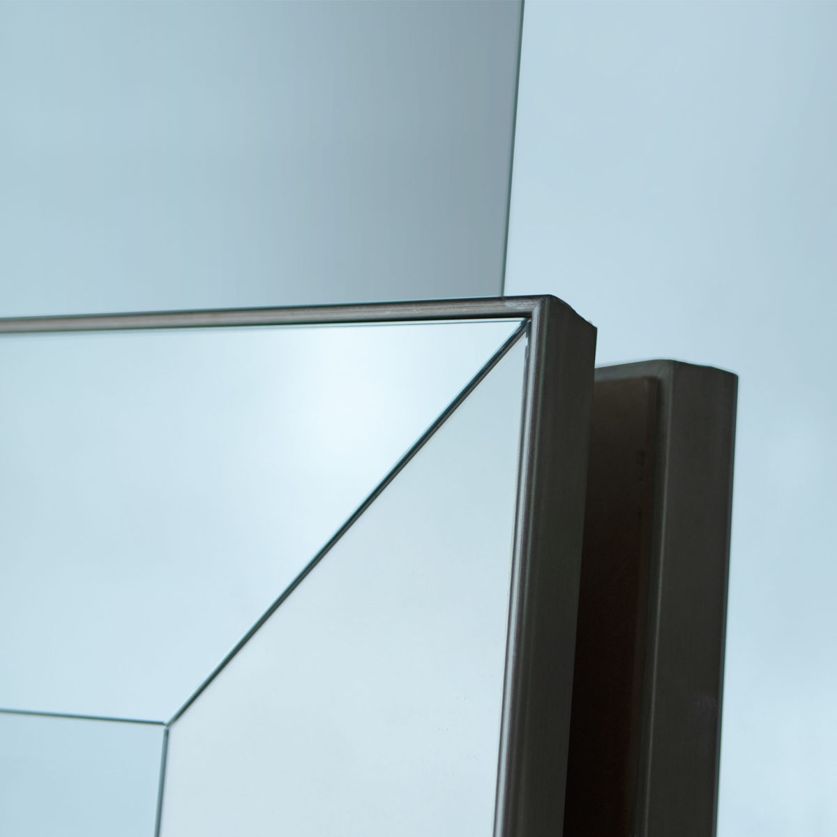Gallery Direct Vasto Rectangle Mirror Silver 1210x910mm