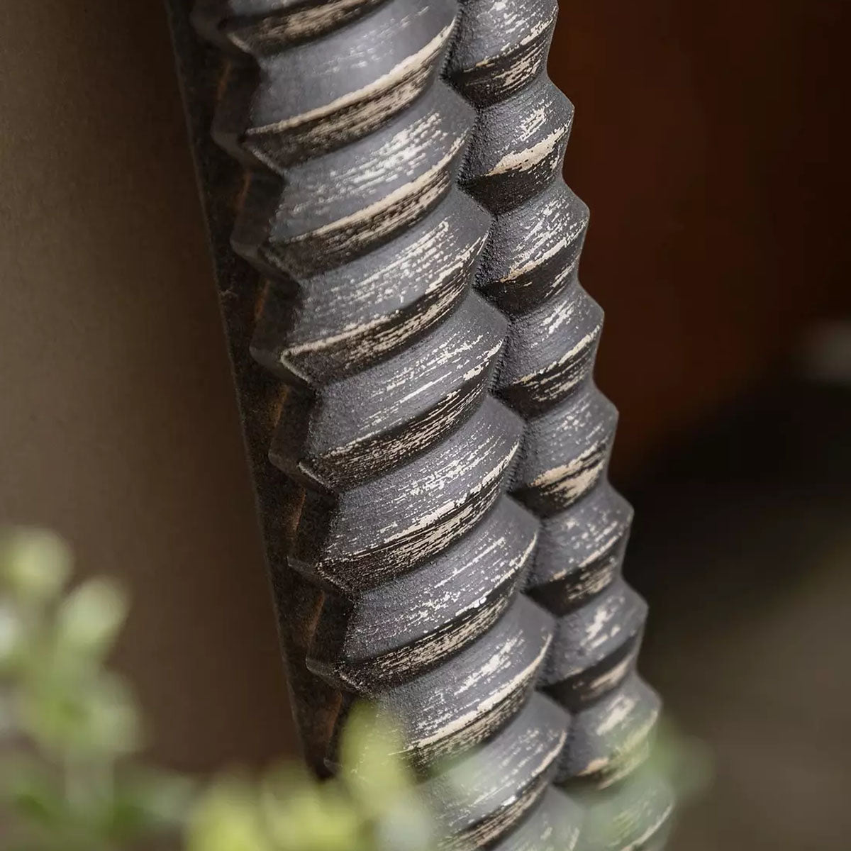 Gallery Direct Pimlico Arch Leaner Black Wash 770x1700mm