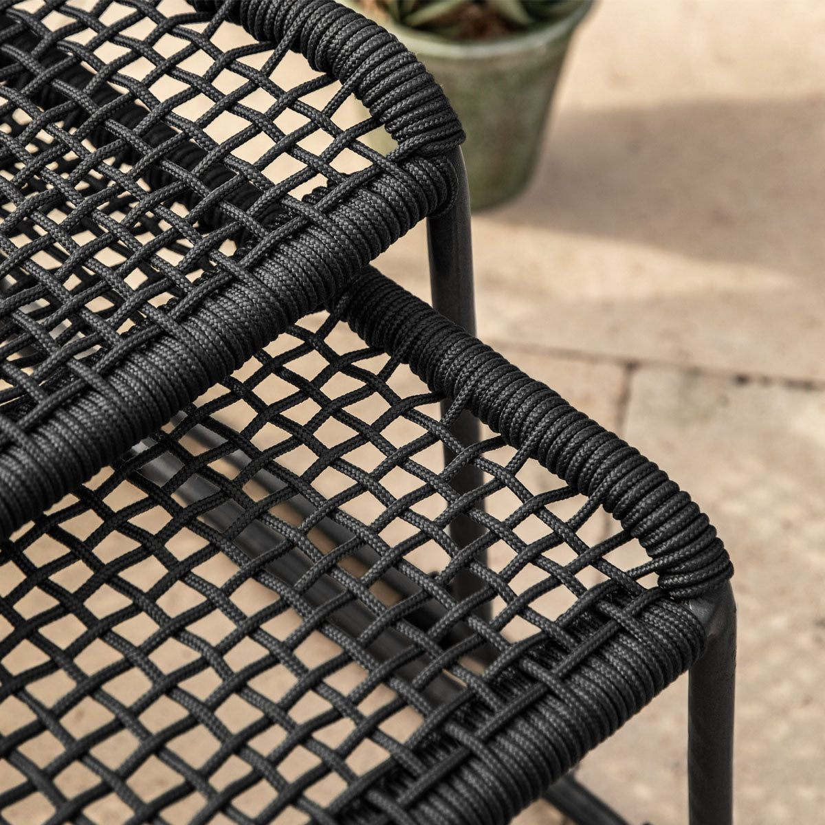 Gallery Direct Sassano Lounge Chair with Footstool Black