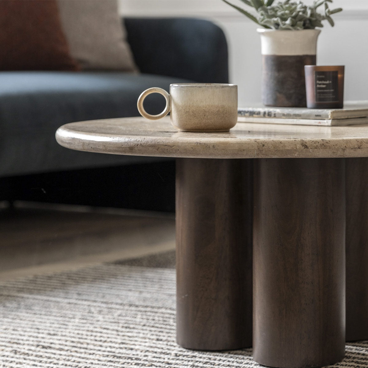 Gallery Direct Trevi Coffee Table 750x750x380mm