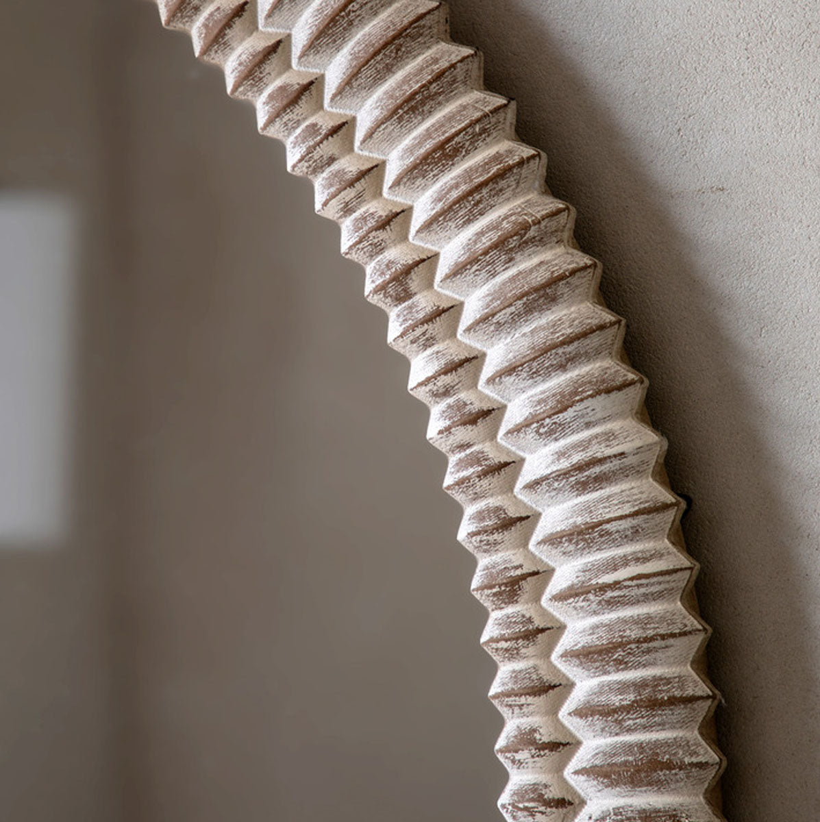 Gallery Direct Pimlico Arch Overmantle White Wash 1200x1000mm