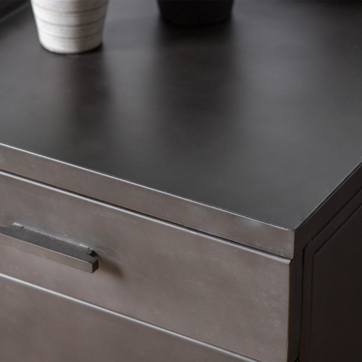 Gallery Direct Ottinge 2 Drawer Side Table 430x450x530mm