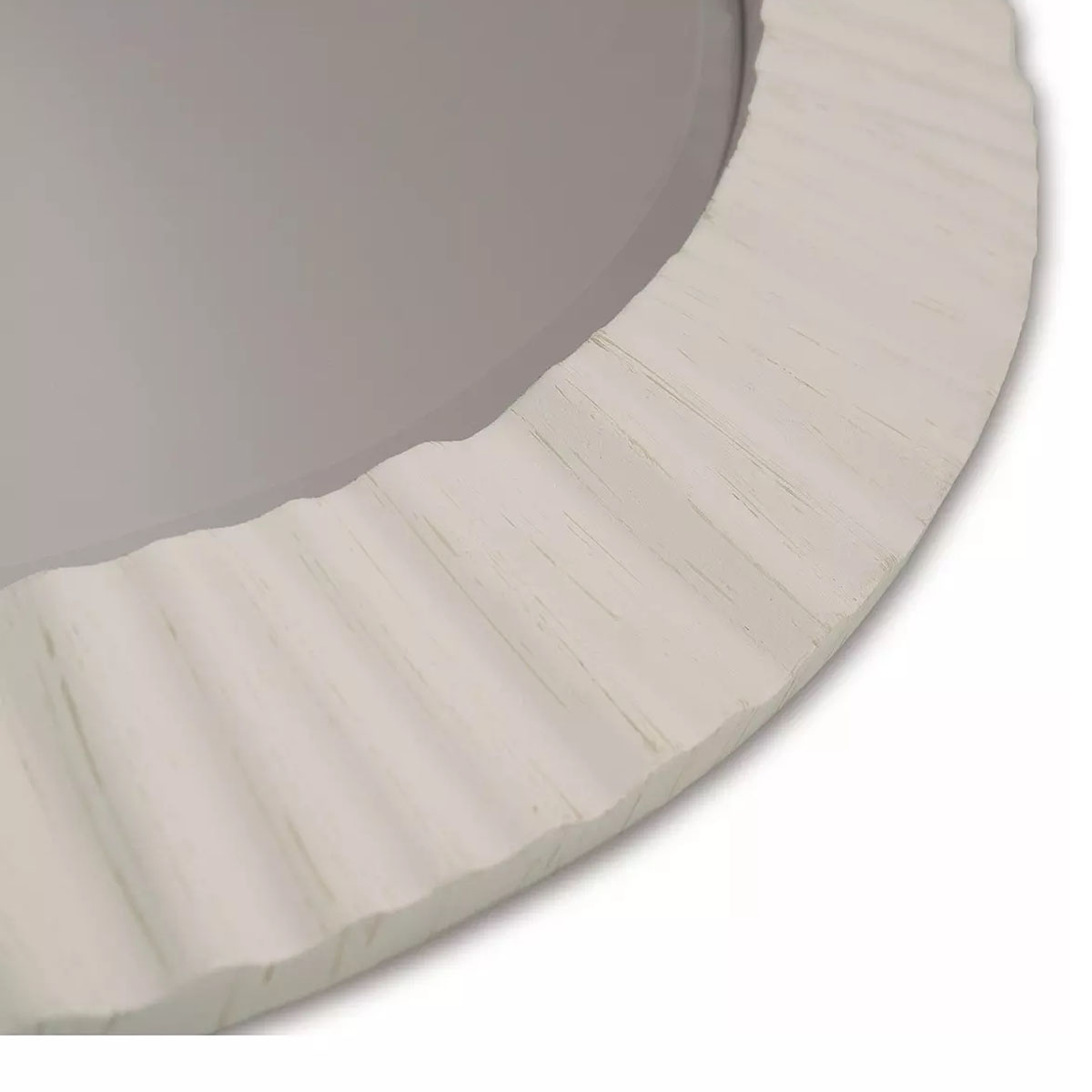 Gallery Direct Durham Mirror Off White 700x25x700mm