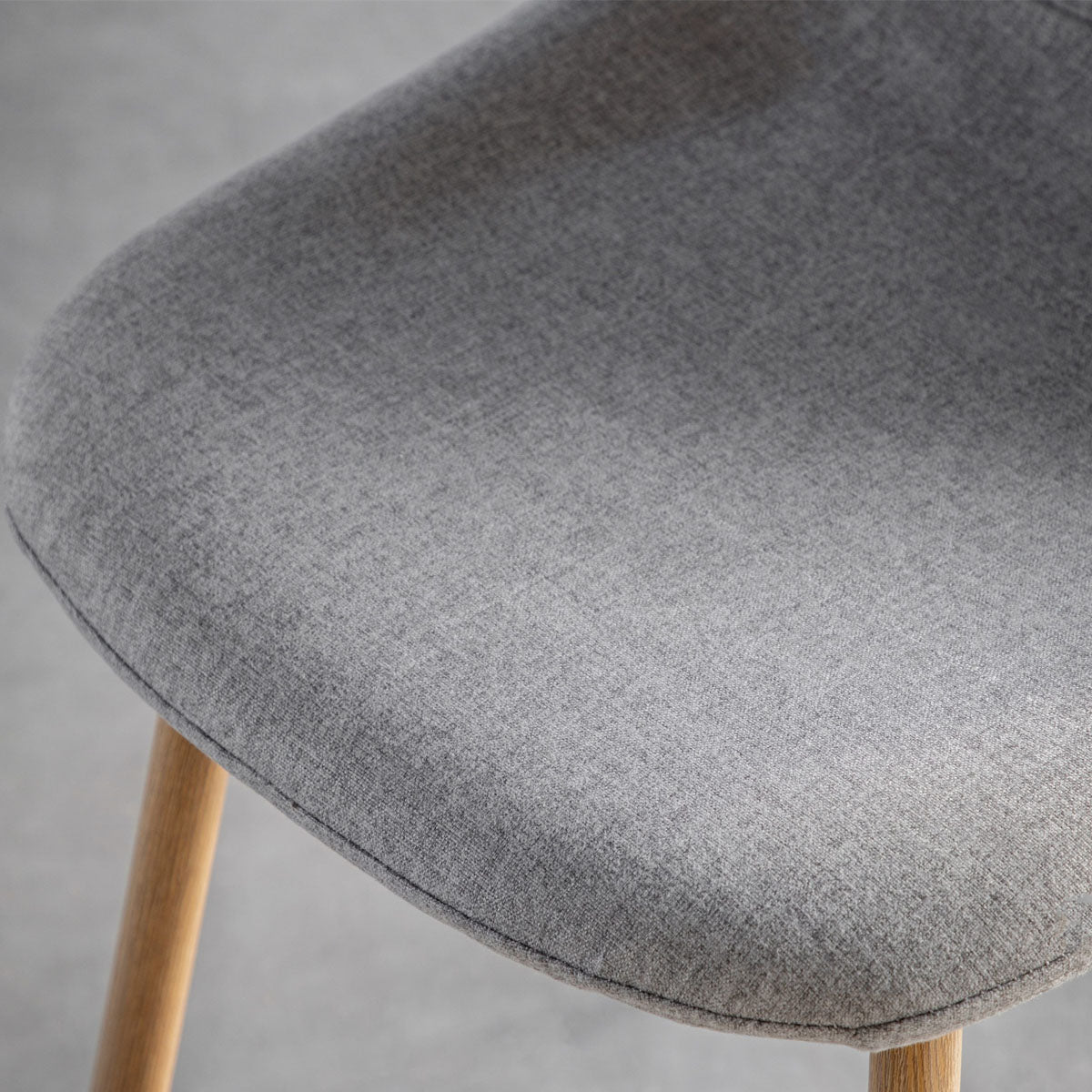 Gallery Direct Millican Dining Chair Oak / Light Grey (2pk)
