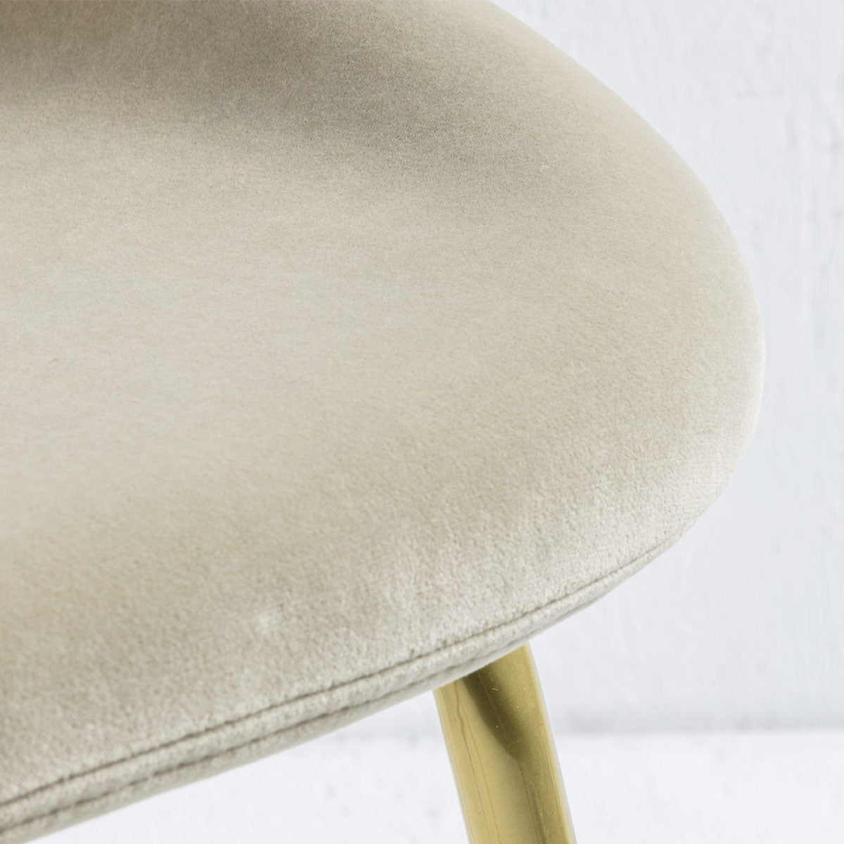 Gallery Direct Flanagan Chair Oatmeal Velvet (2pk)