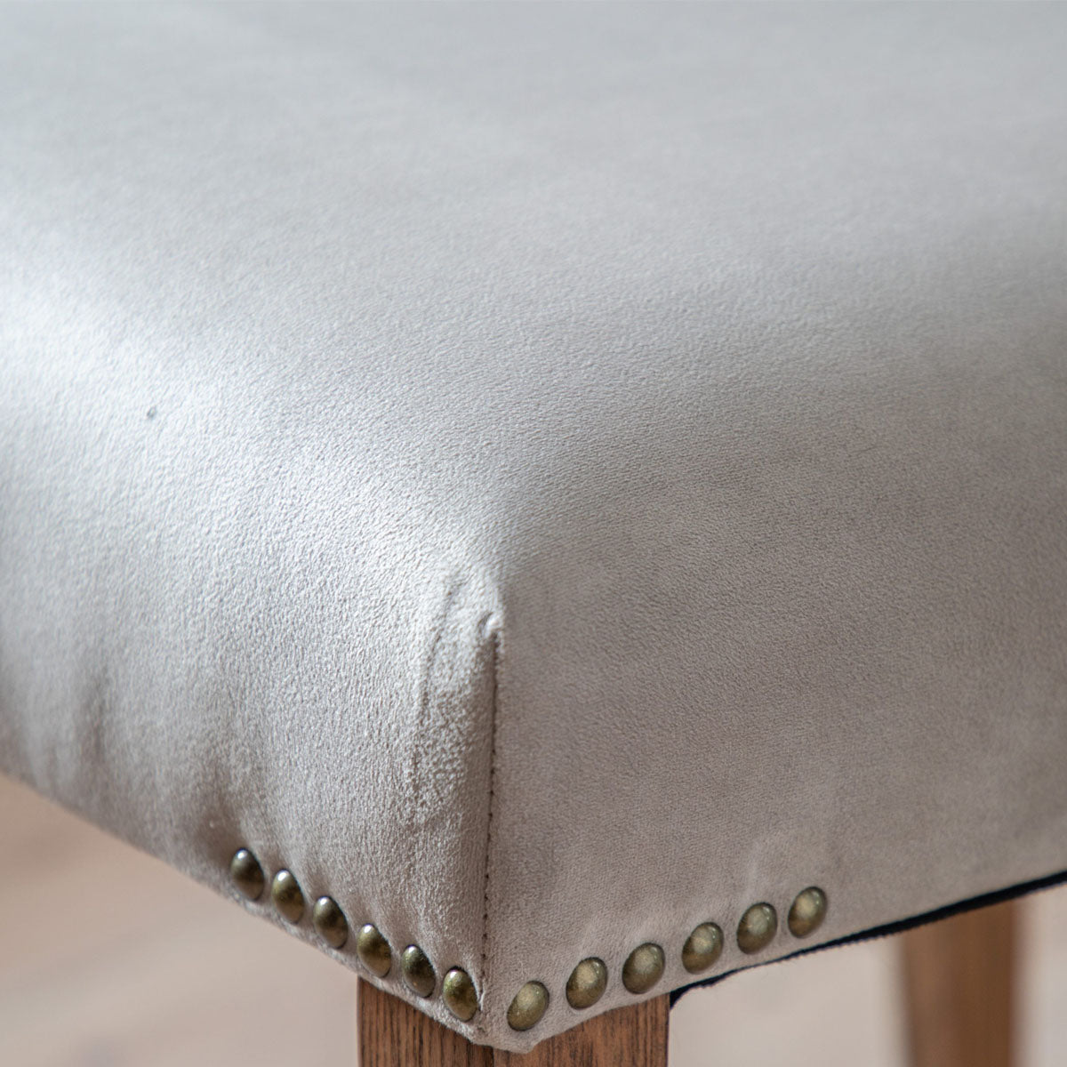 Gallery Direct Highgrove Chair Dove Velvet (2pk)