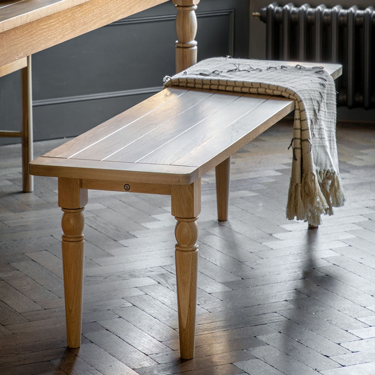 Gallery Direct Eton Dining Bench 1500x380x450mm