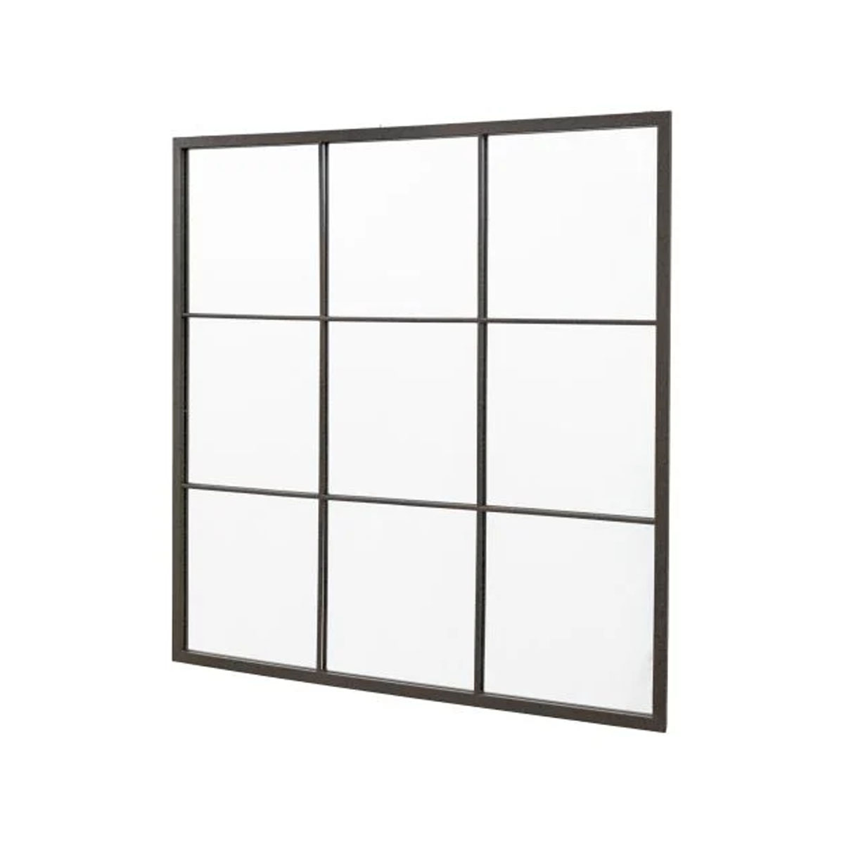 Gallery Direct Chafford Mirror Black 900x25x900mm
