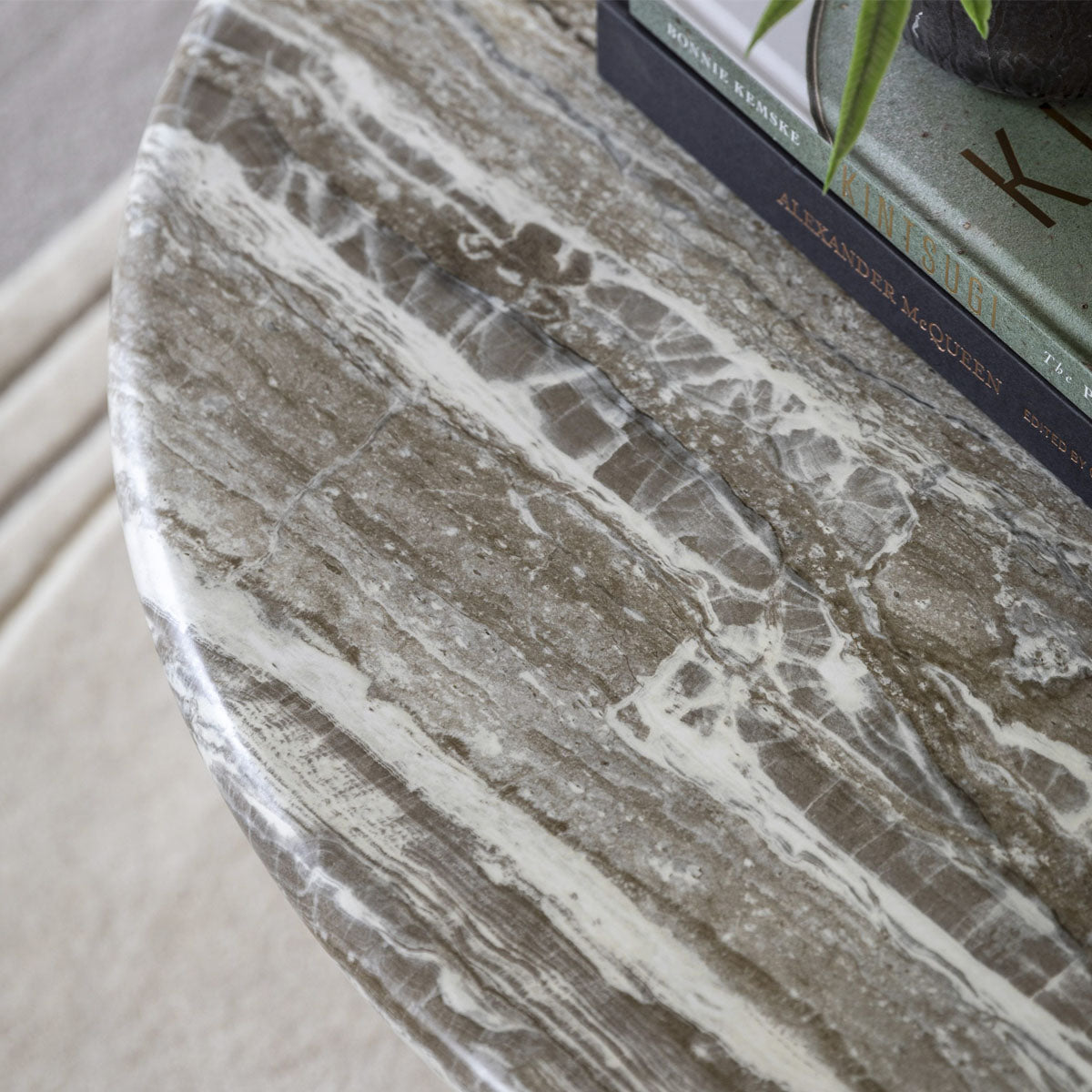Gallery Direct Lusso Round Coffee Table 800x800x450mm