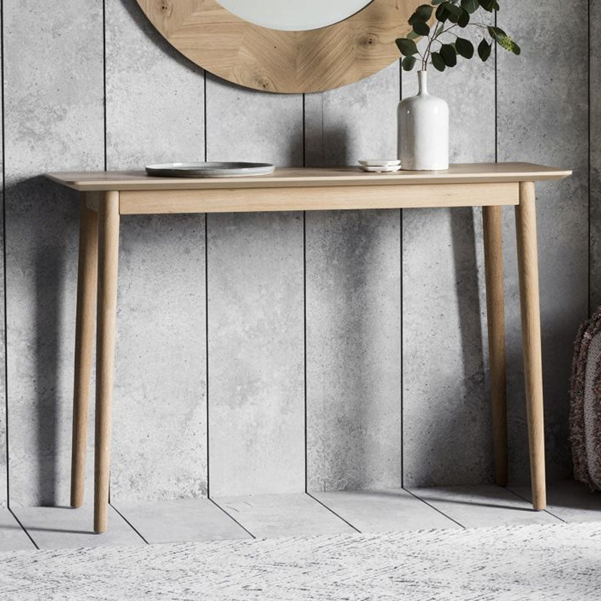 Gallery Direct Milano Console Table 1200x380x800mm