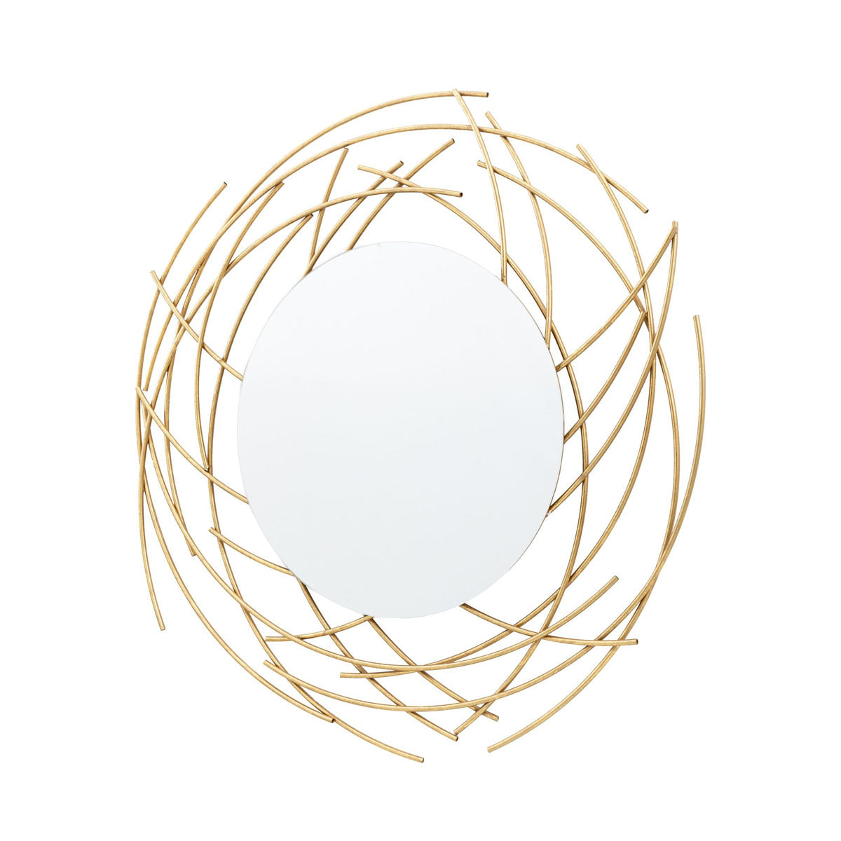 Gallery Direct Barking Mirror Gold1000x40x990mm