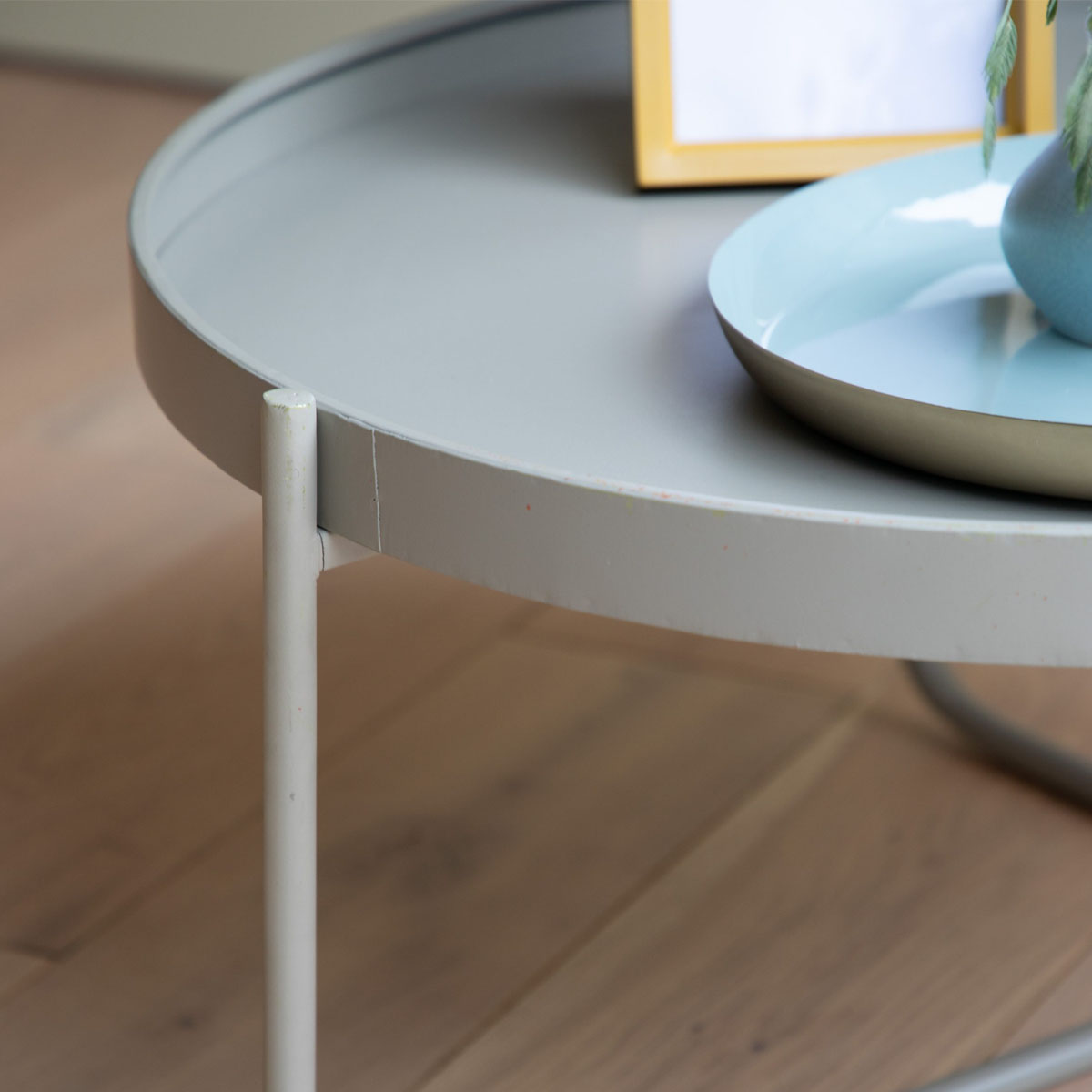 Gallery Direct Melbury Coffee Table Grey 650x650x500mm
