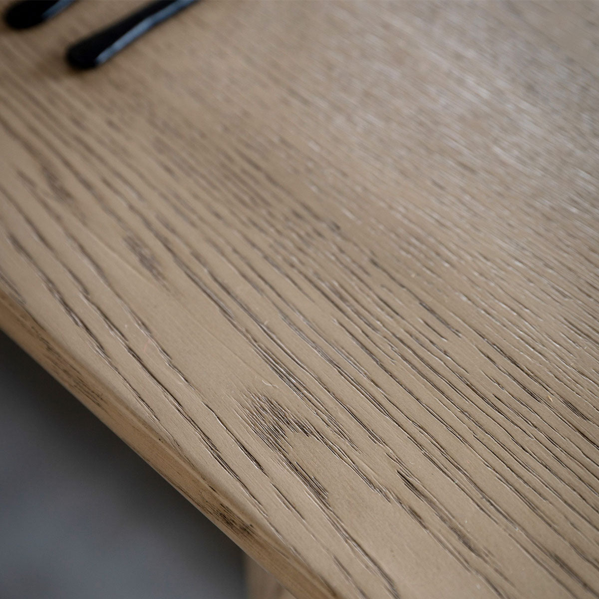 Gallery Direct Craft Dining Table Smoked 1800x950x750mm