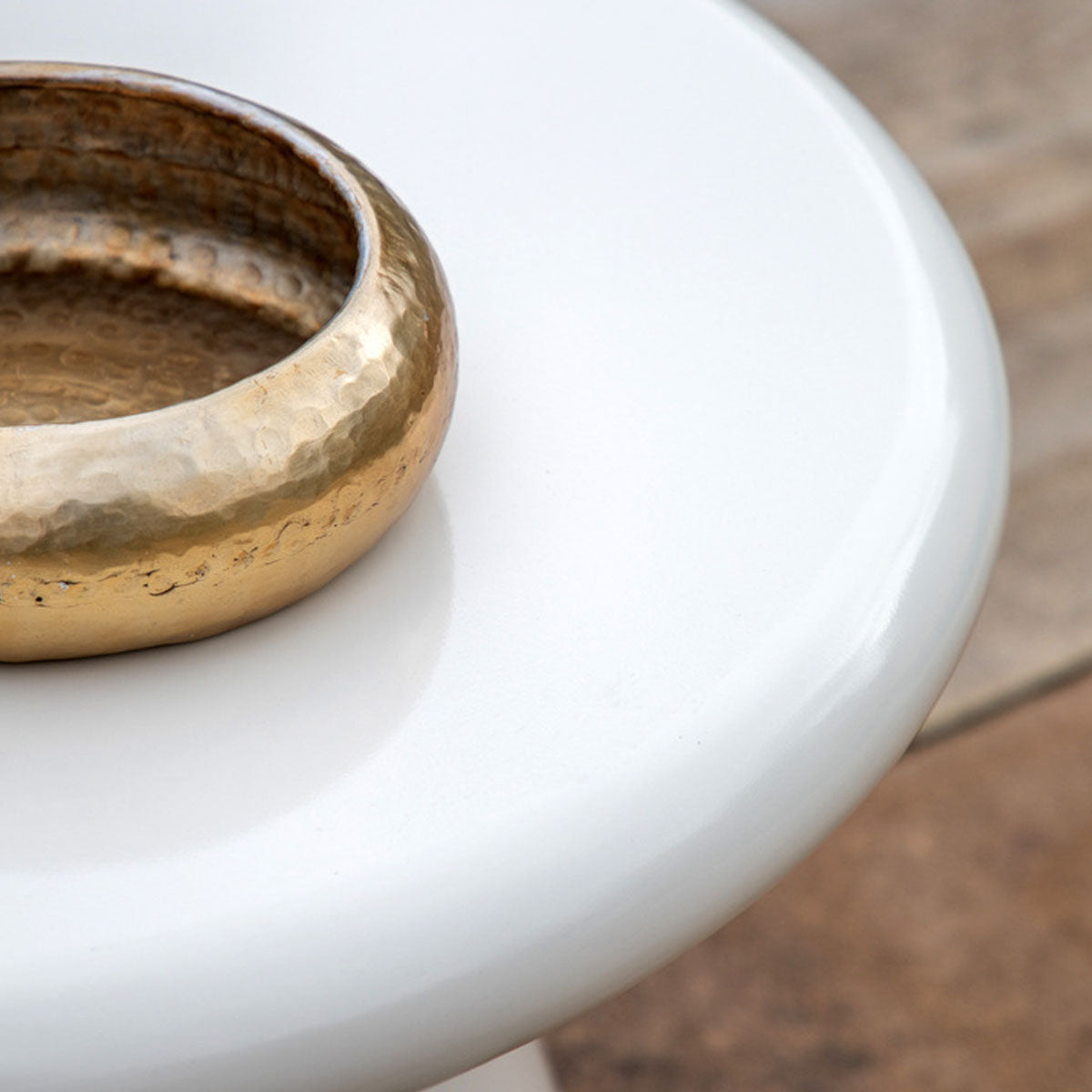 Gallery Direct Pavia Coffee Table Cream 650x650x400mm