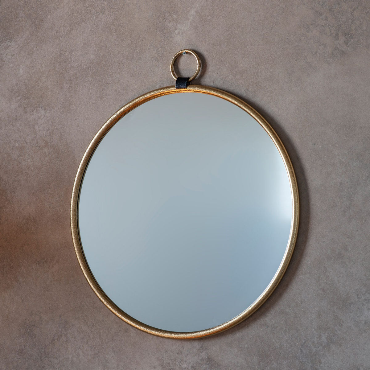 Gallery Direct Bayswater Gold Round Mirror 610x700mm