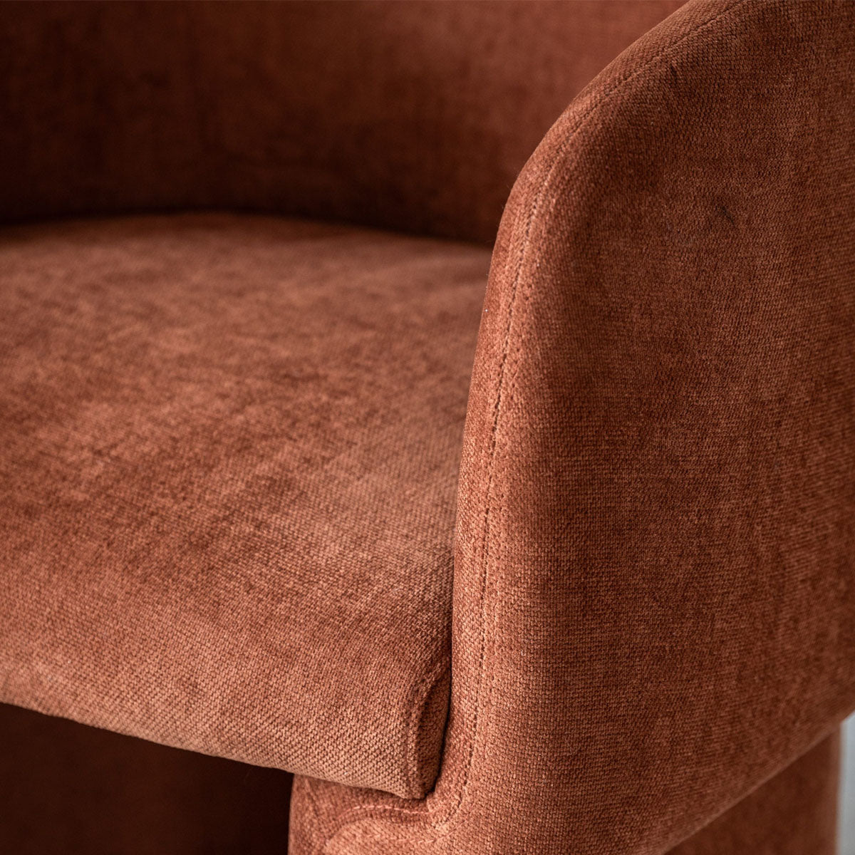 Gallery Direct Holm Dining Chair Rust 640x620x760mm