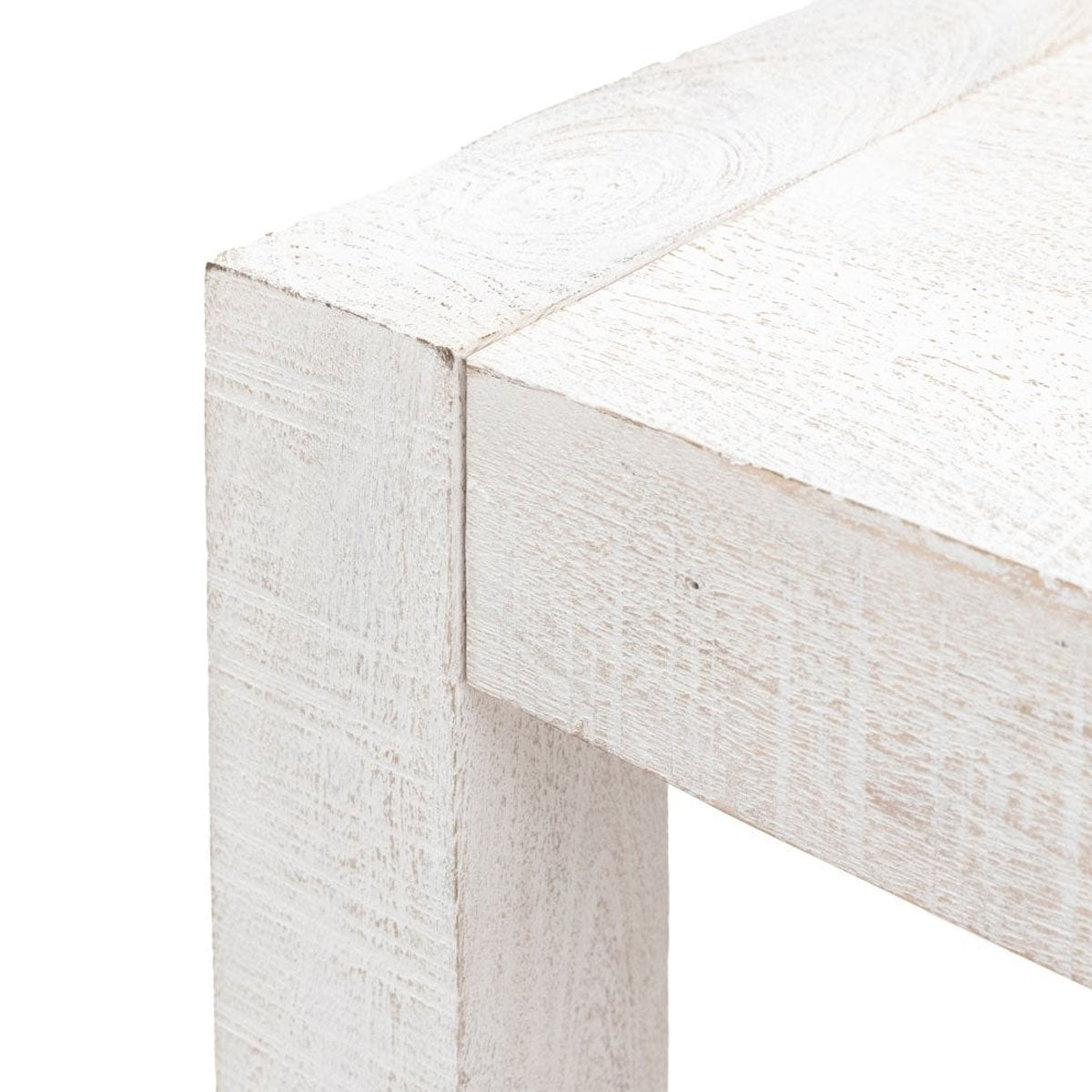 Gallery Direct Iowa Dining Table Whitewash 2000x1000x750mm