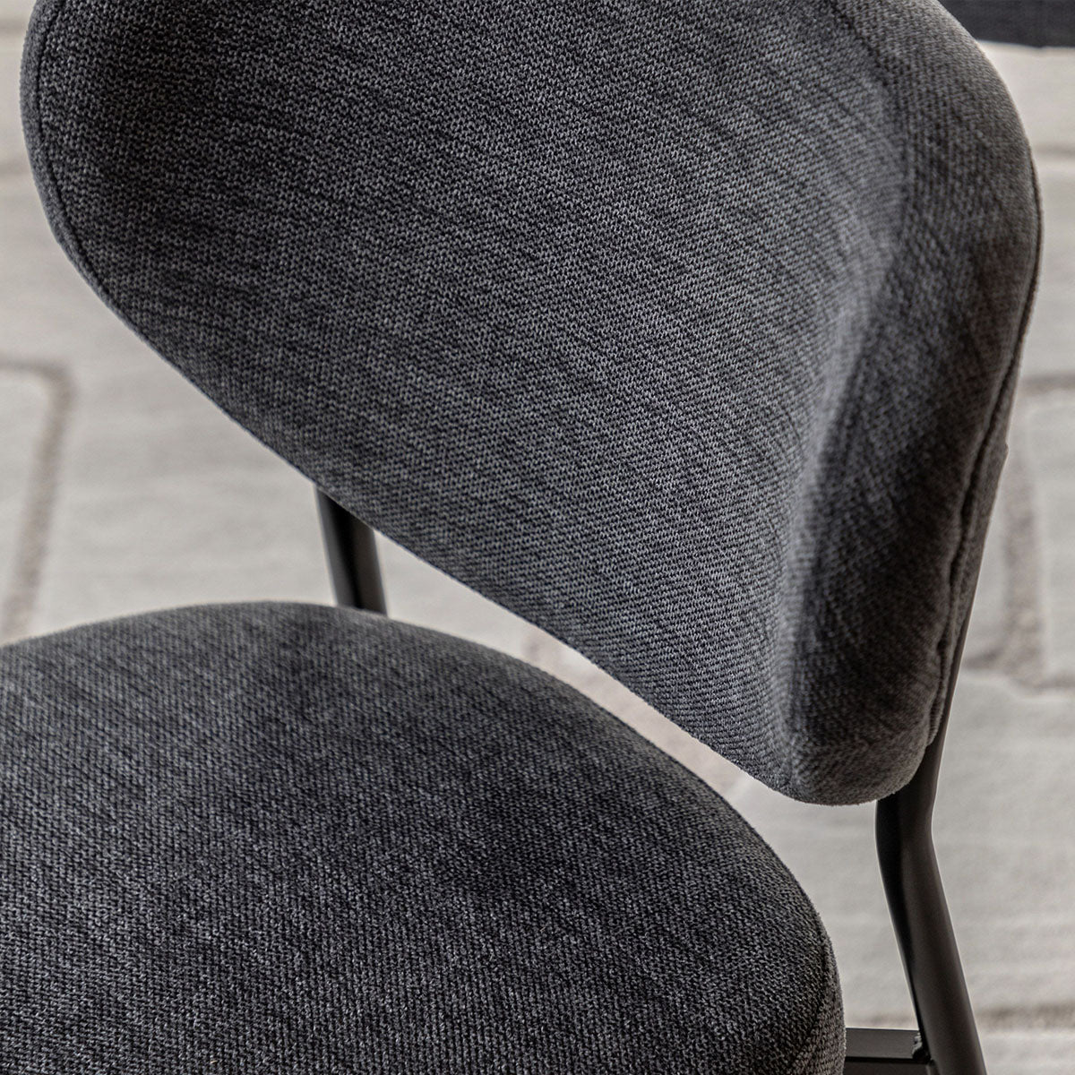 Gallery Direct Oppo Dining Chair Charcoal (2pk)