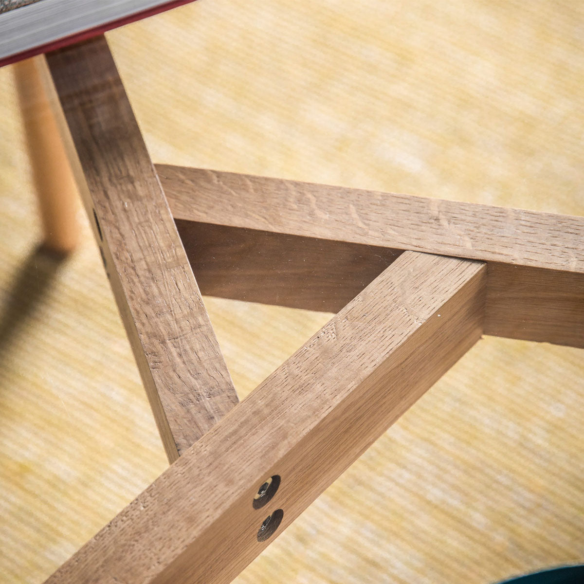 Gallery Direct Blair Round Coffee Table Oak 900x900x450mm