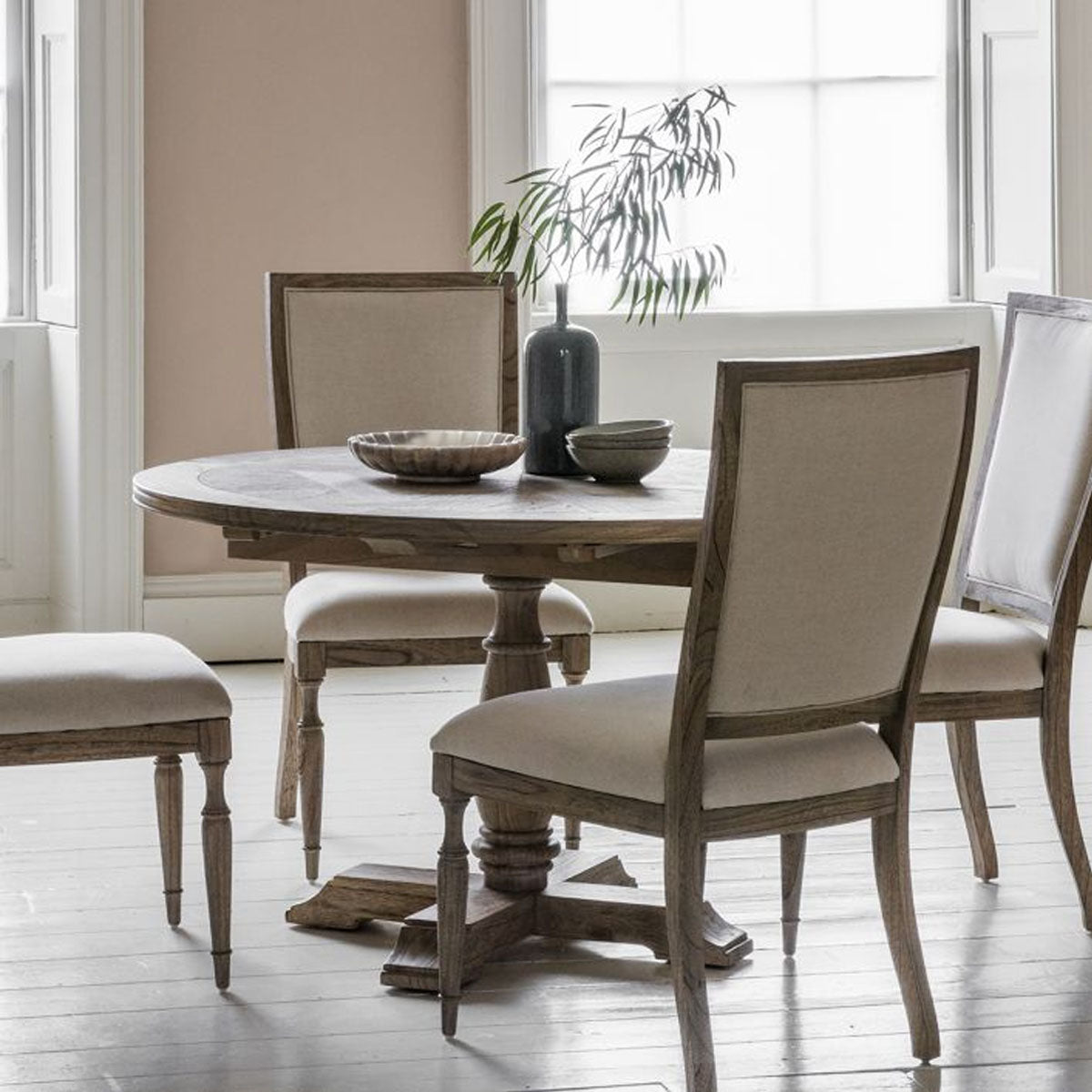 Gallery Direct Mustique Round Ext Dining Table 1650x1200x750mm
