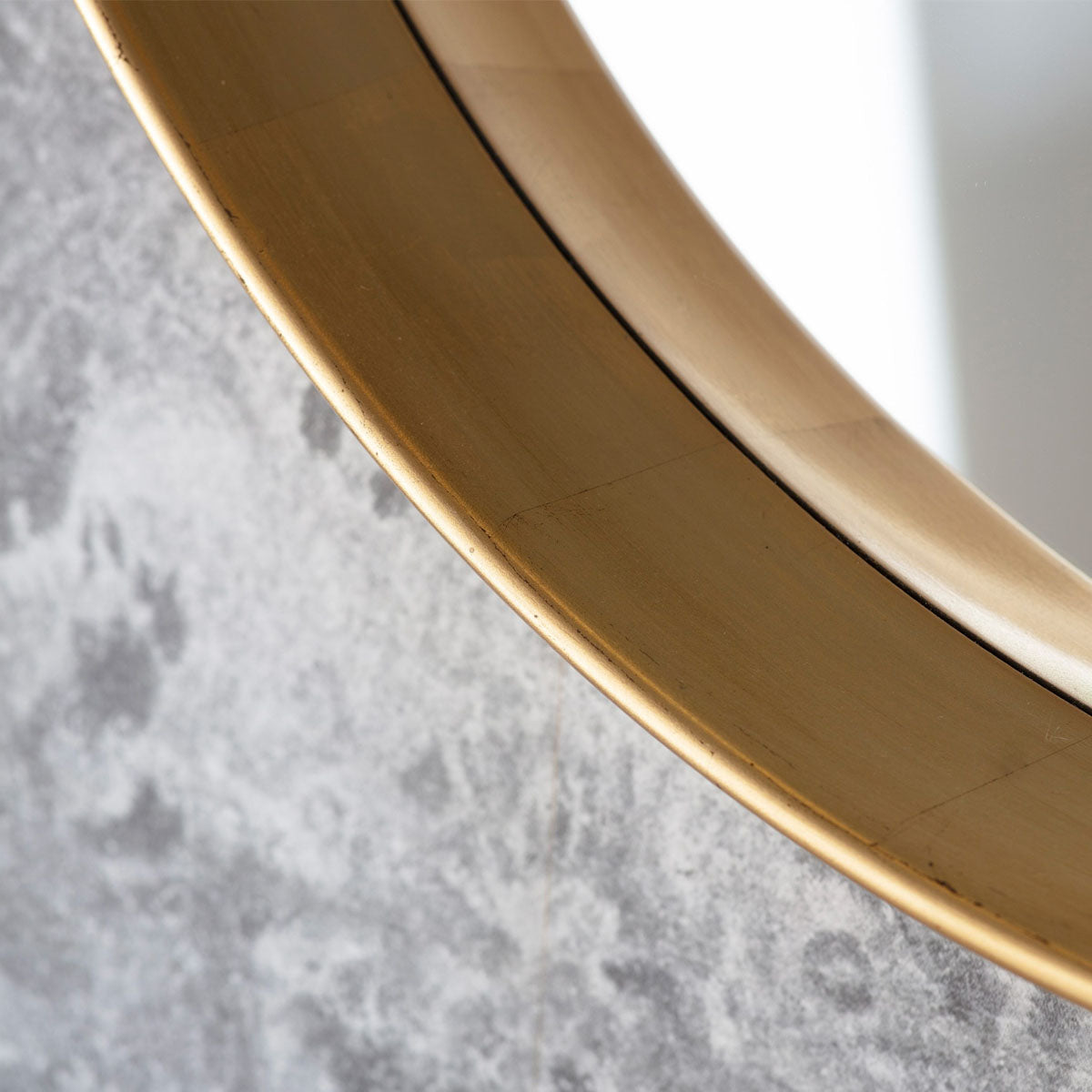 Gallery Direct Harvey Round Mirror Gold 950x950mm