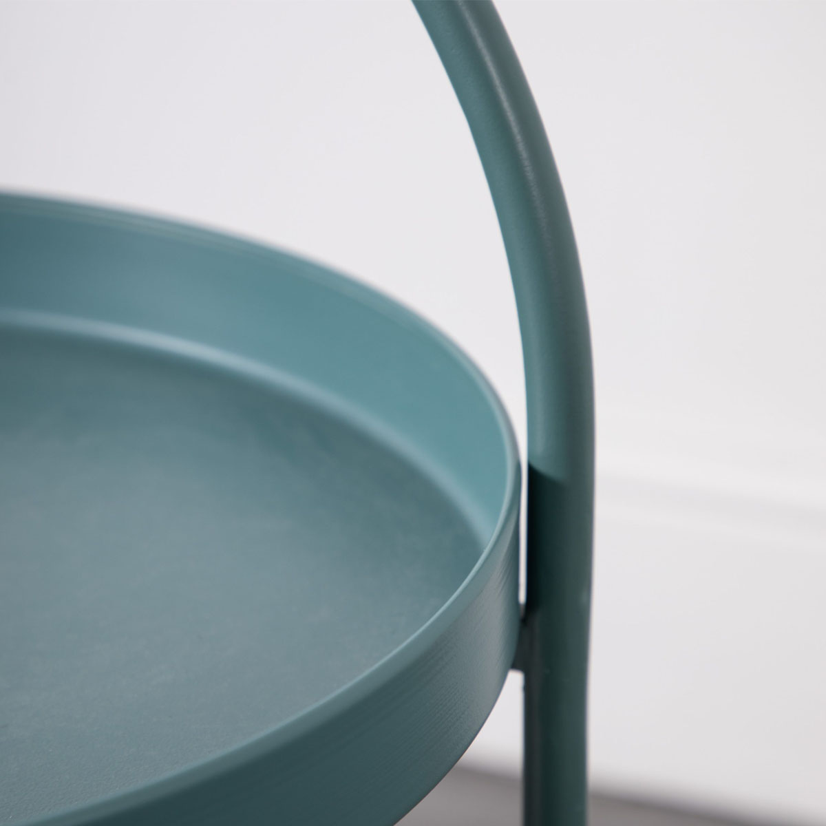 Gallery Direct Melbury Side Table Teal 400x400x660mm