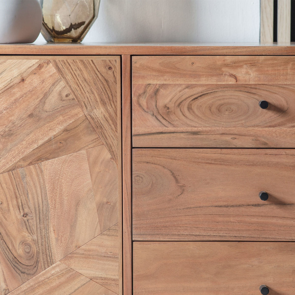 Gallery Direct Oklahoma 2 Door 3 Drawer Sideboard 1530x450x750mm