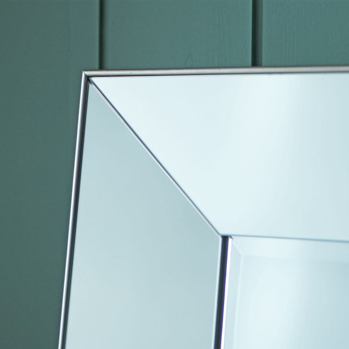 Gallery Direct Vasto Leaner Mirror Silver 1830x915mm
