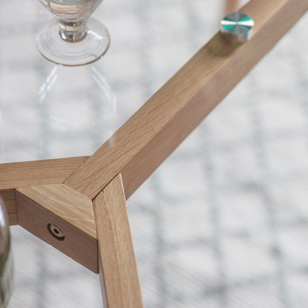 Gallery Direct Blair Rectangle Dining Table Oak 1200x800x750mm