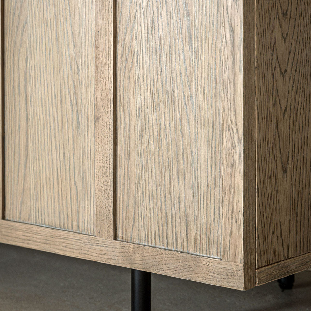 Gallery Direct Panelled 4 Door Sideboard 1664x450x700mm