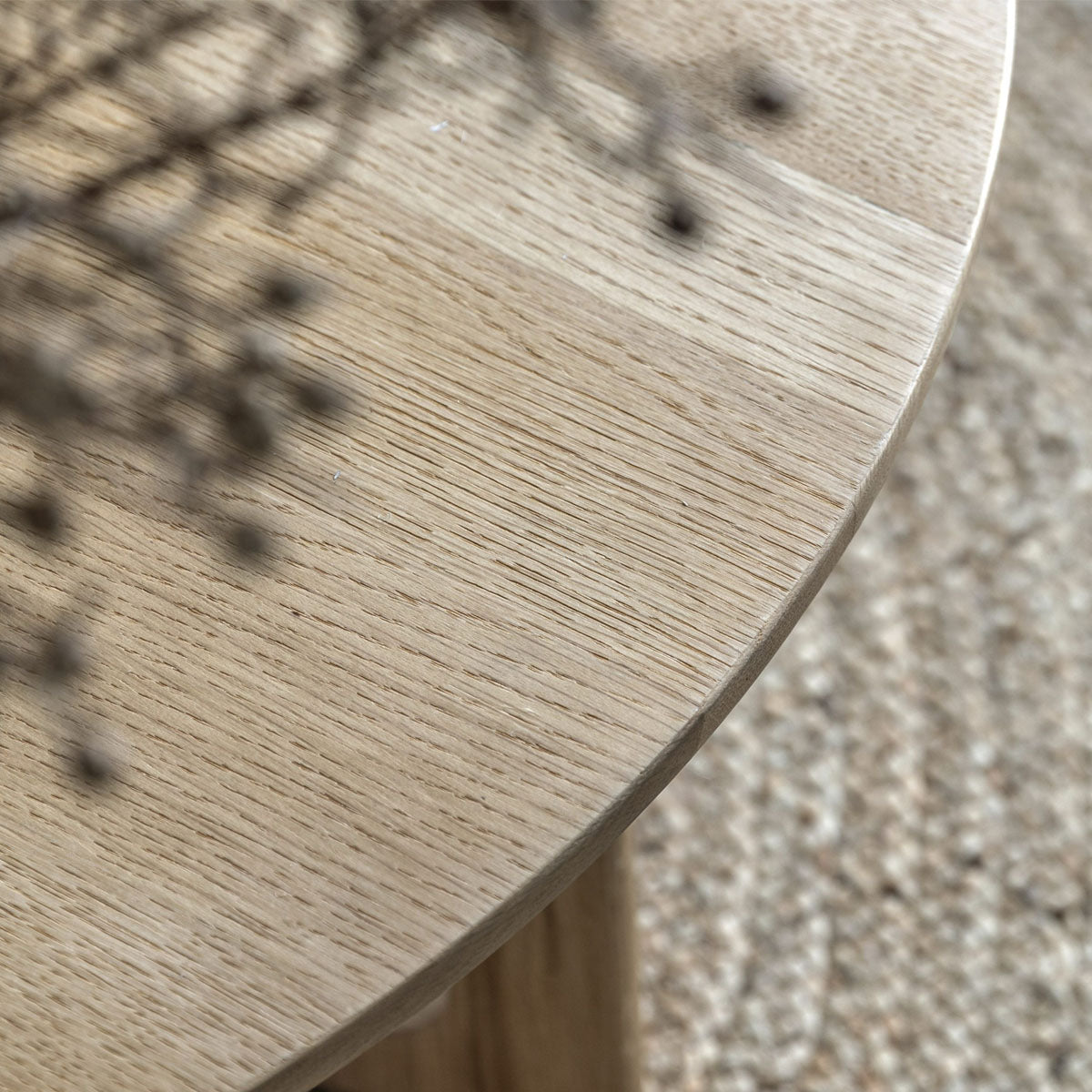 Gallery Direct Craft Round Coffee Table Natural 900x900x400mm