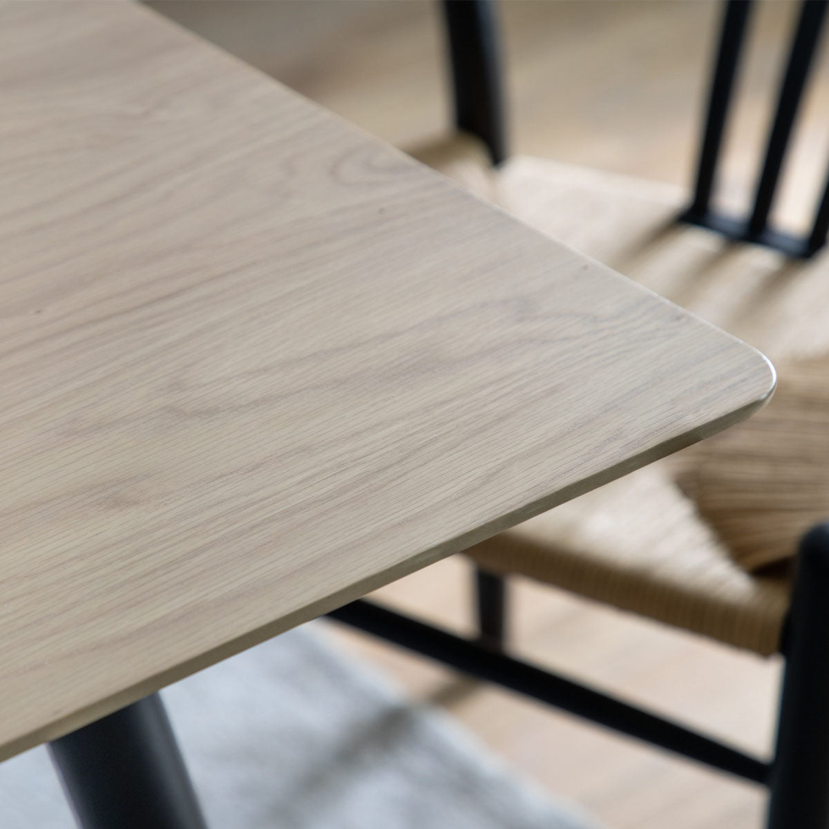 Gallery Direct Astley Dining Table Oak 1600x900x750mm