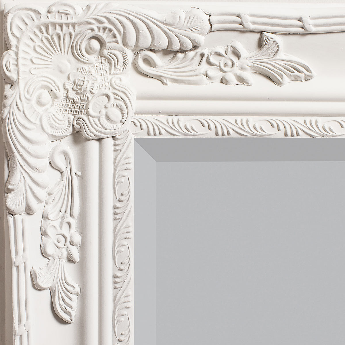 Gallery Direct Hampshire Leaner Mirror Cream 1700x840mm