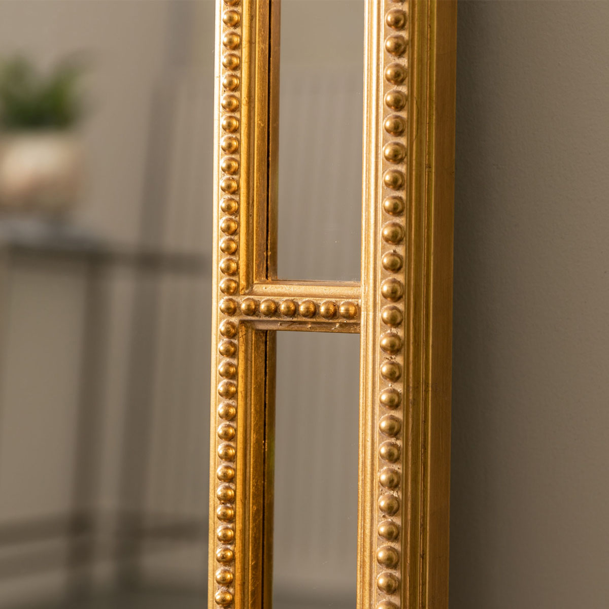 Gallery Direct Sinatra Rectangle Mirror Gold 1210x800mm