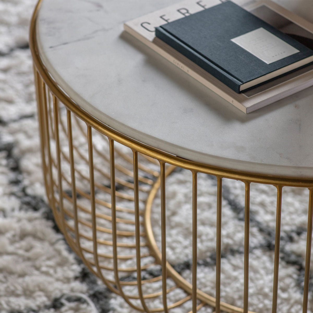 Gallery Direct Riley Coffee Table Gold