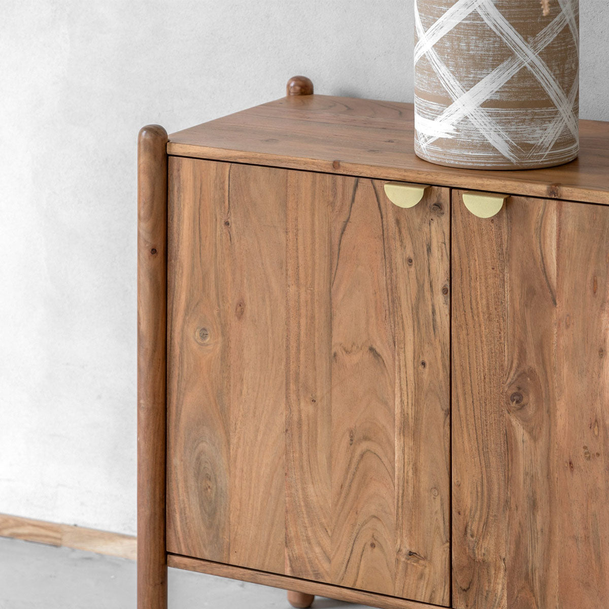 Gallery Direct Cannes 4 Door Sideboard 1750x450x800mm