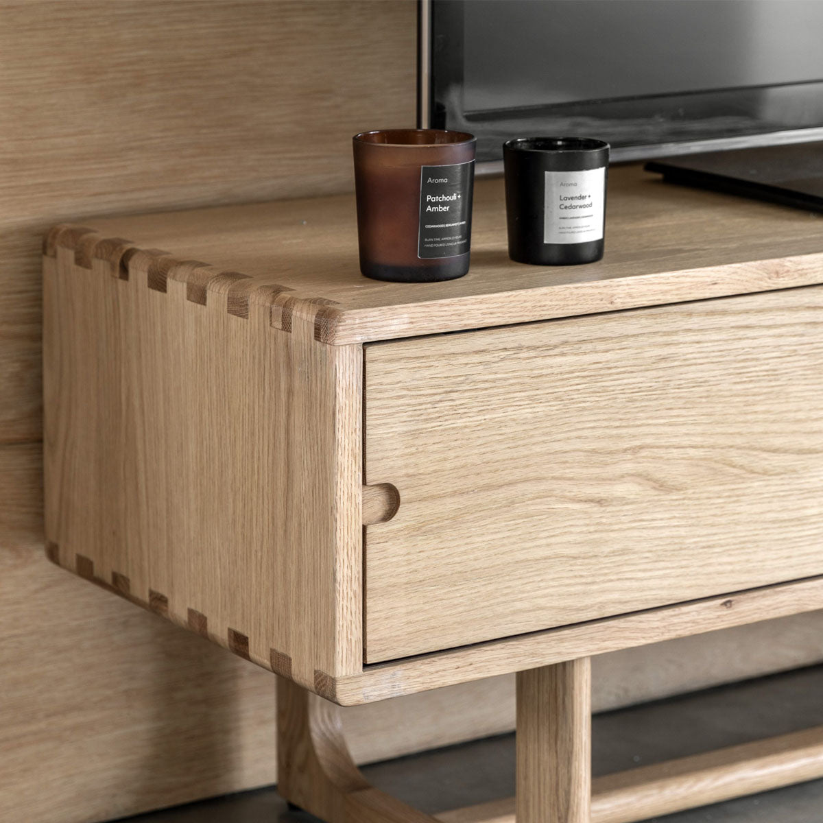Gallery Direct Craft Media Unit Natural 1400x400x450mm