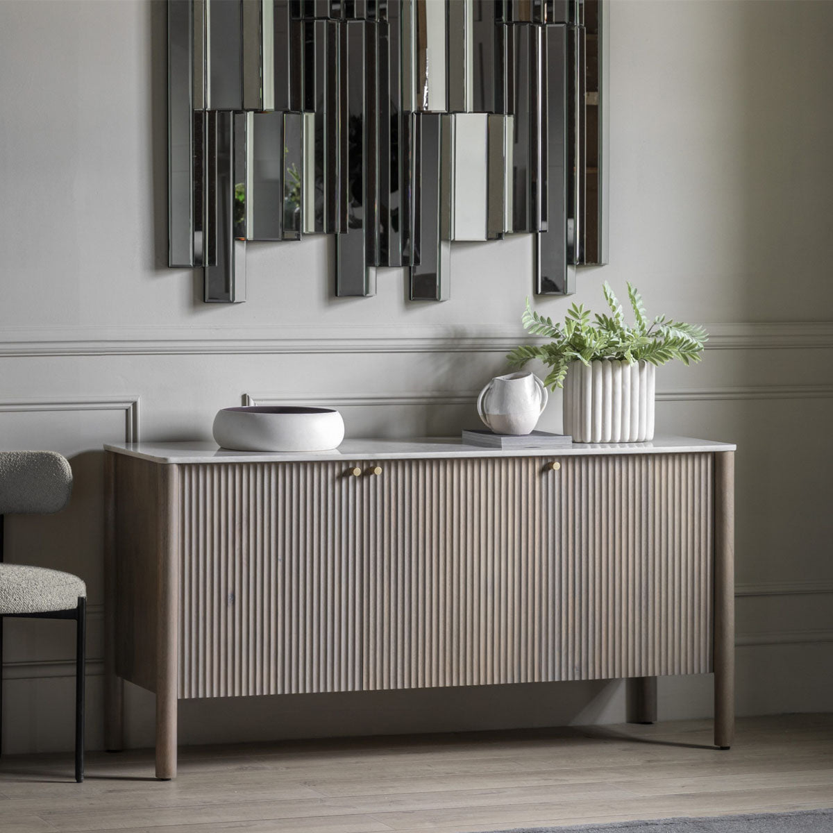 Gallery Direct Almada Mirror 1100x85x1215mm