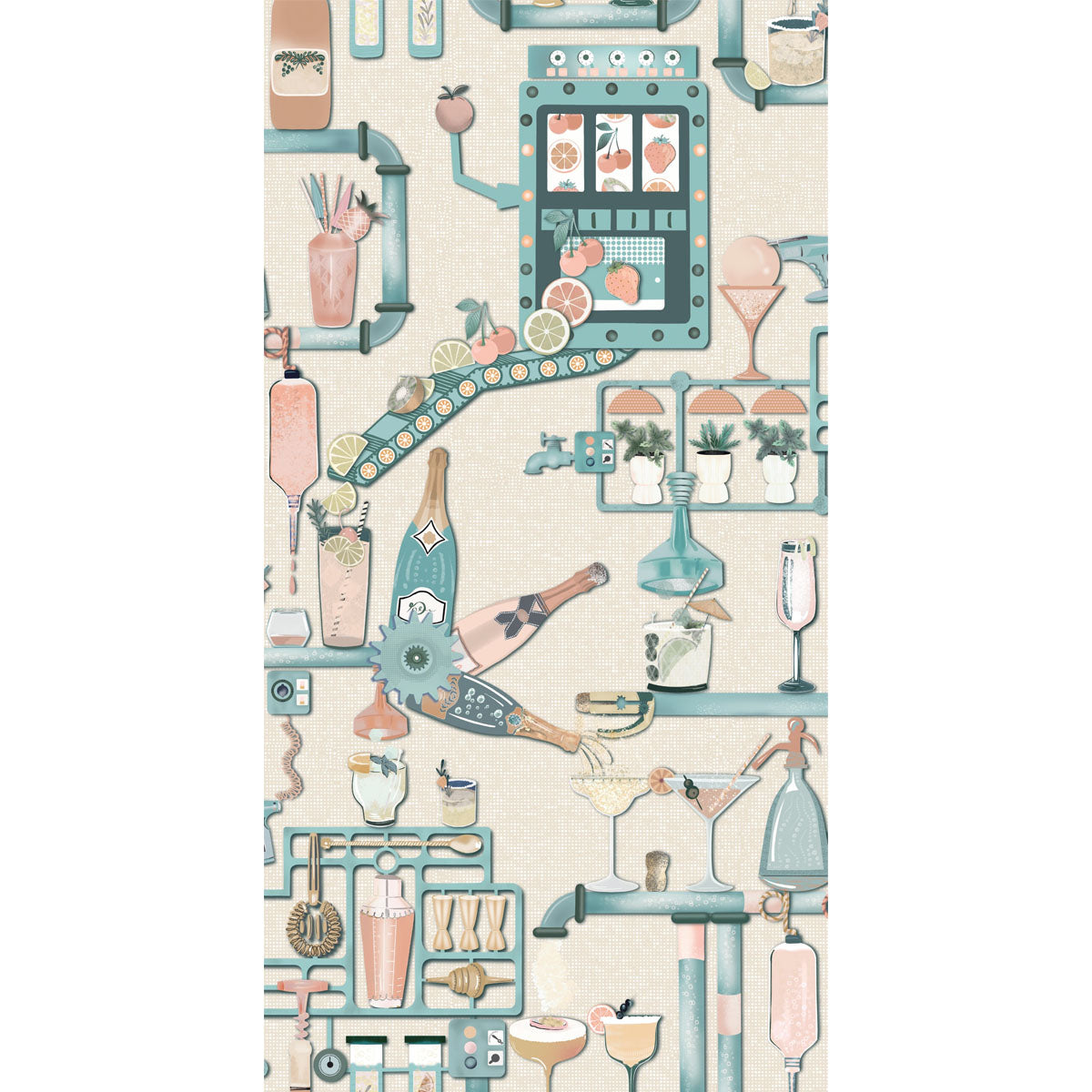 Brand McKenzie Liquid Lab Wallpaper - Summer Breeze