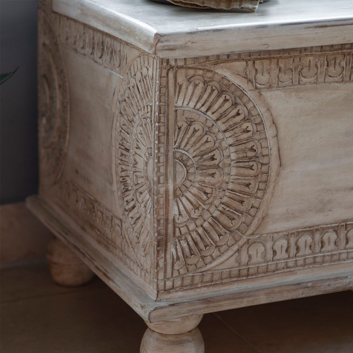 Gallery Direct Satara Storage Table /Bench 1300x550x490mm