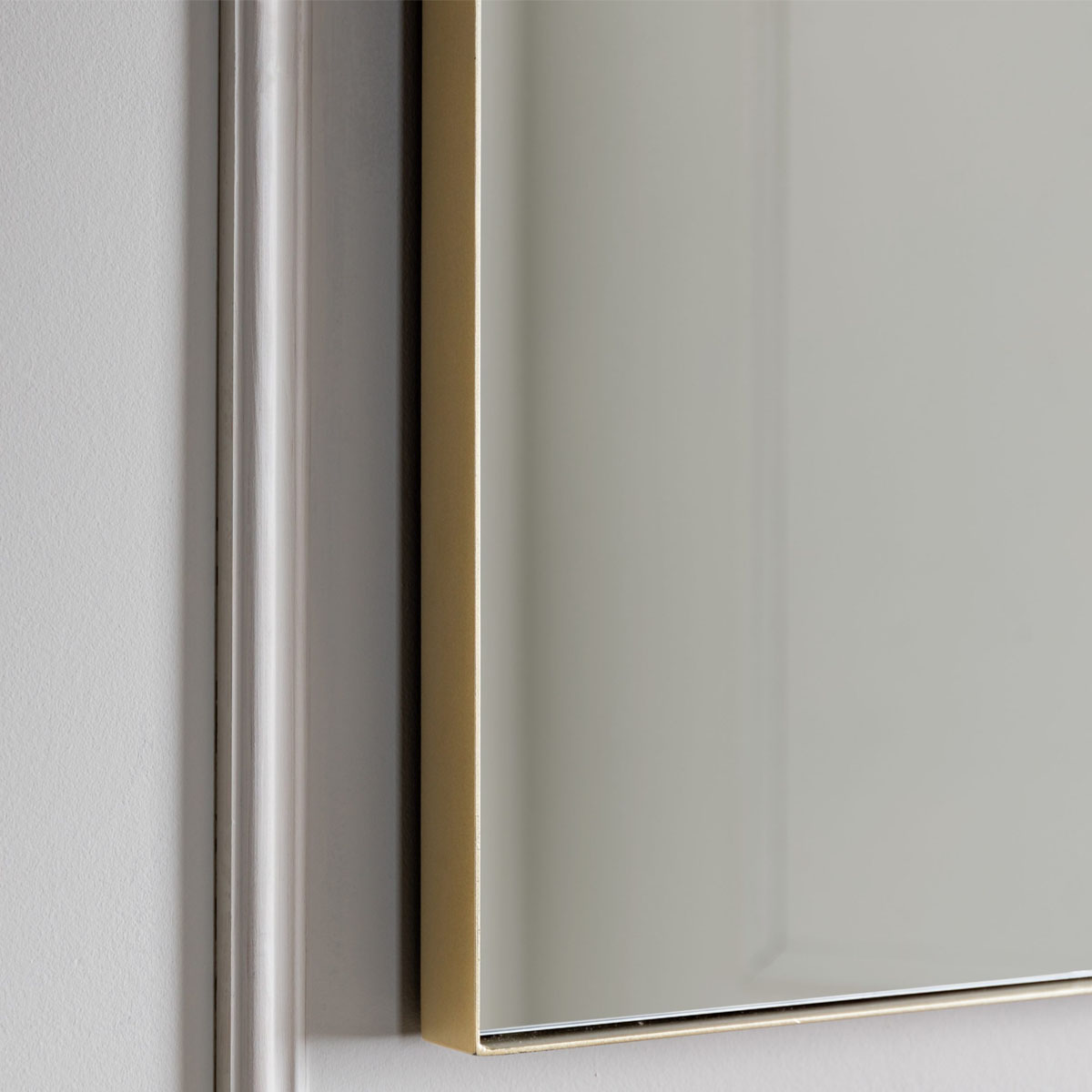 Gallery Direct Hurston Mirror Champagne 600x30x900mm