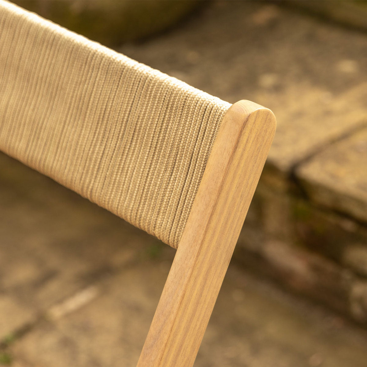 Gallery Direct Lindos Folding Chair Natural (2pk)