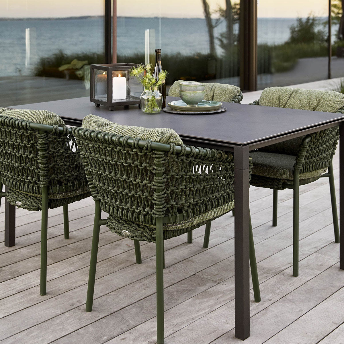 Cane-line Pure dining table, 150x90 cm