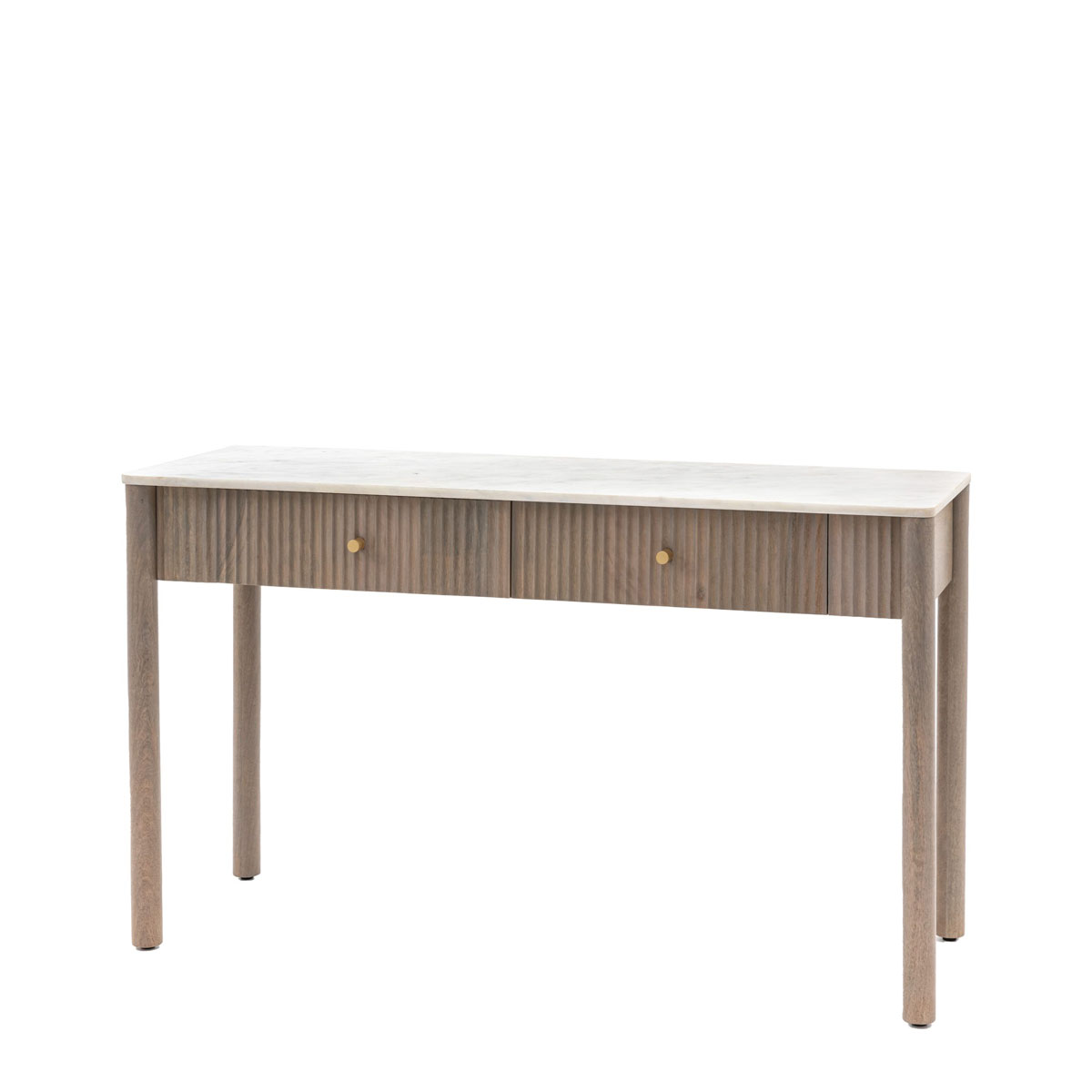 Gallery Direct Marmo 2 Drawer Console 1300x450x750mm