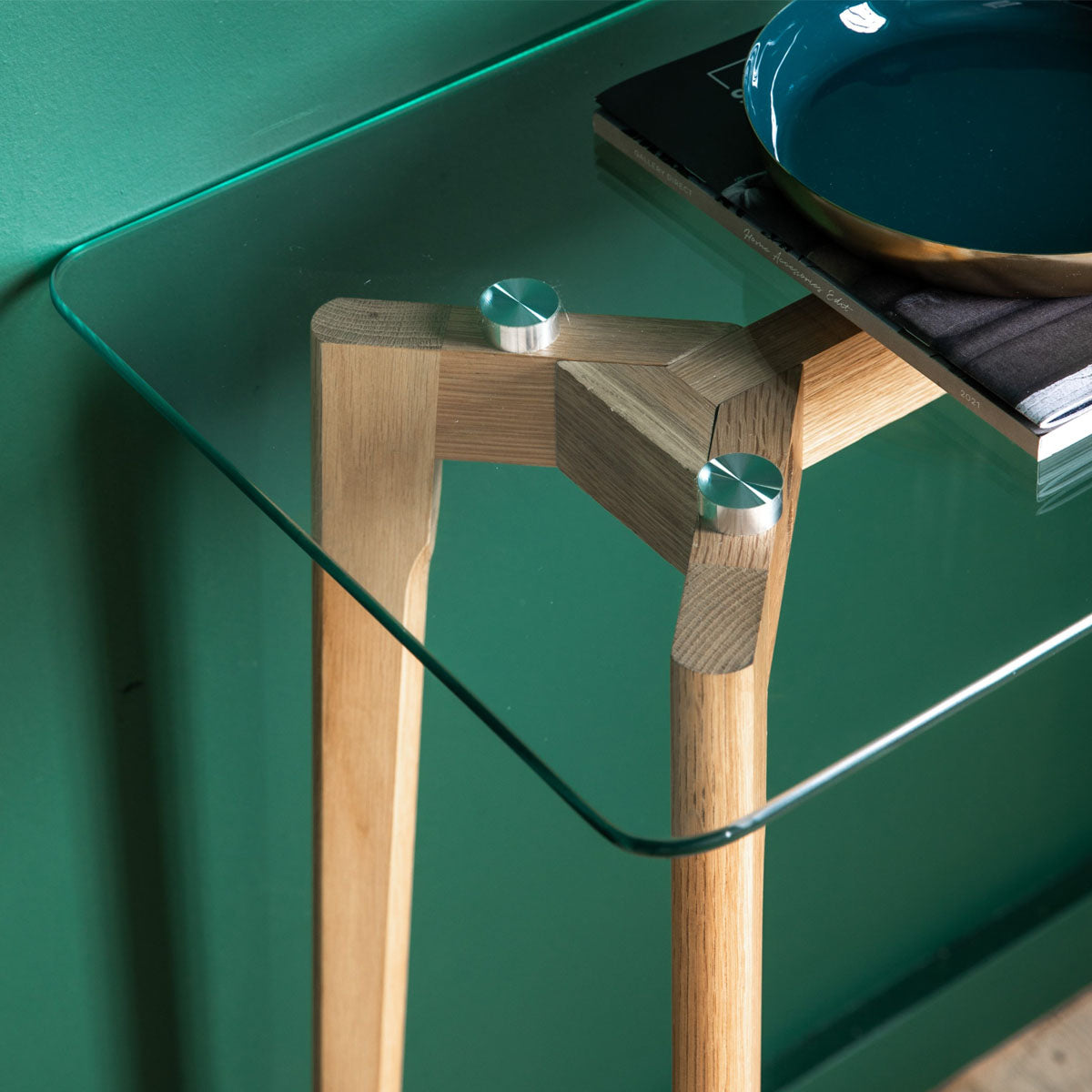 Gallery Direct Blair Console Table Oak 900x380x750mm