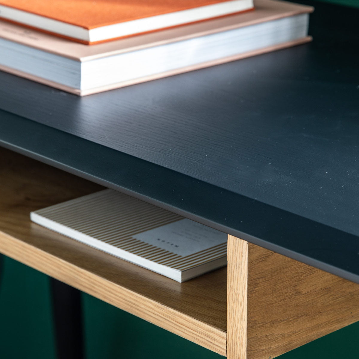 Gallery Direct Maddox Desk with Shelf 110x50x750mm