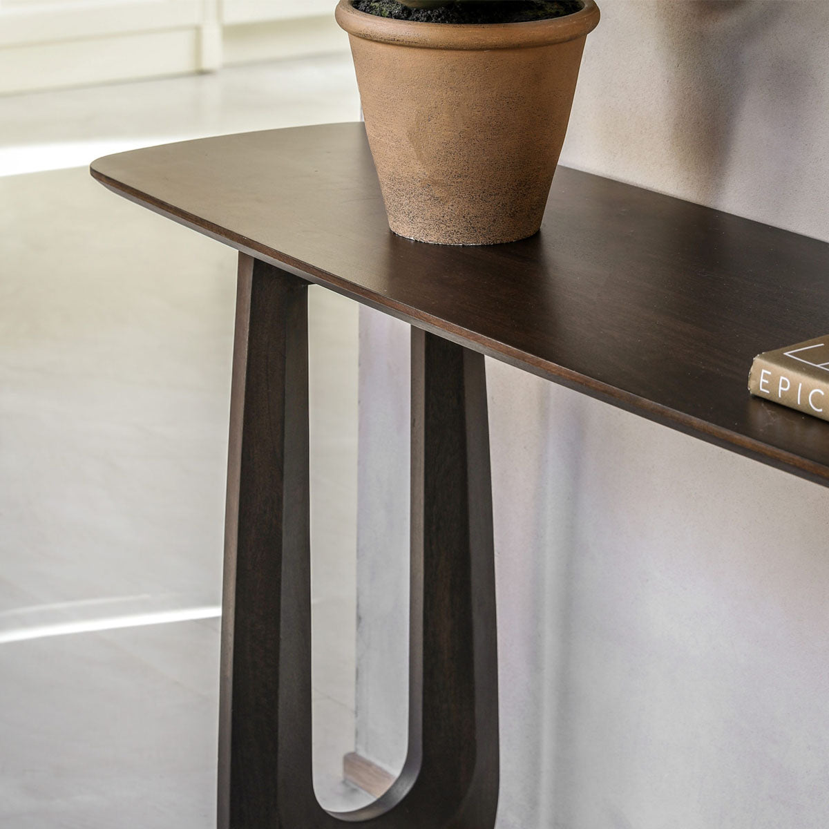 Gallery Direct Arc Console Table 1500x400x800mm