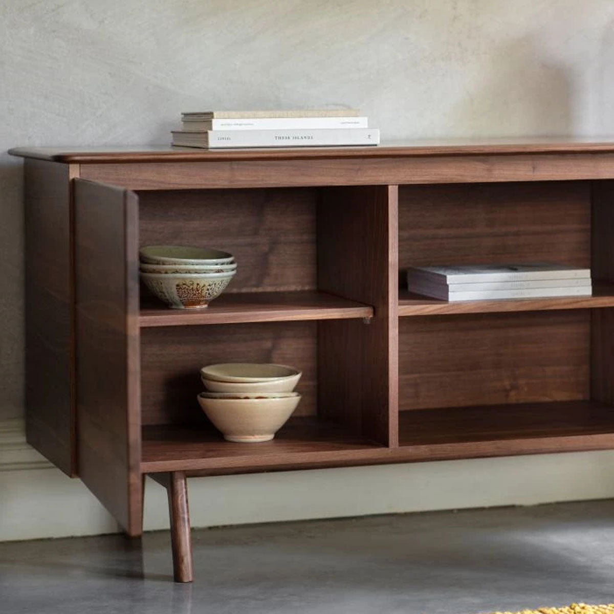 Gallery Direct Madrid 2 Dr/3 Drwr Sideboard Walnut 1710x450x700mm